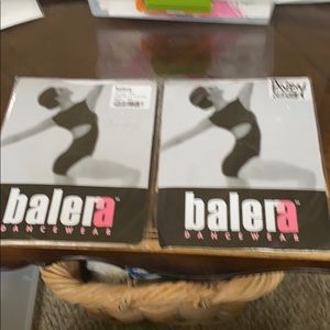 Balera NEW bundle of 2 tights footed med adult